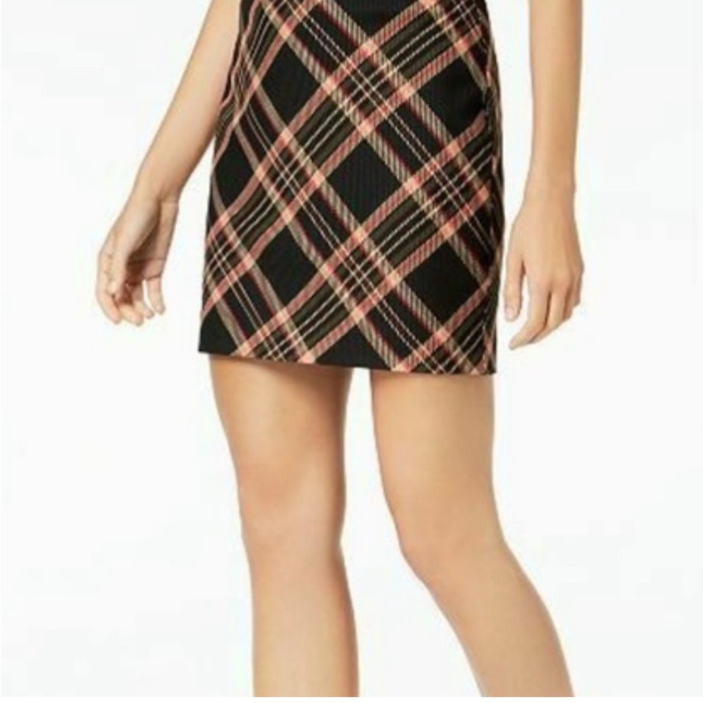 Trina Turk mini plaid skirt